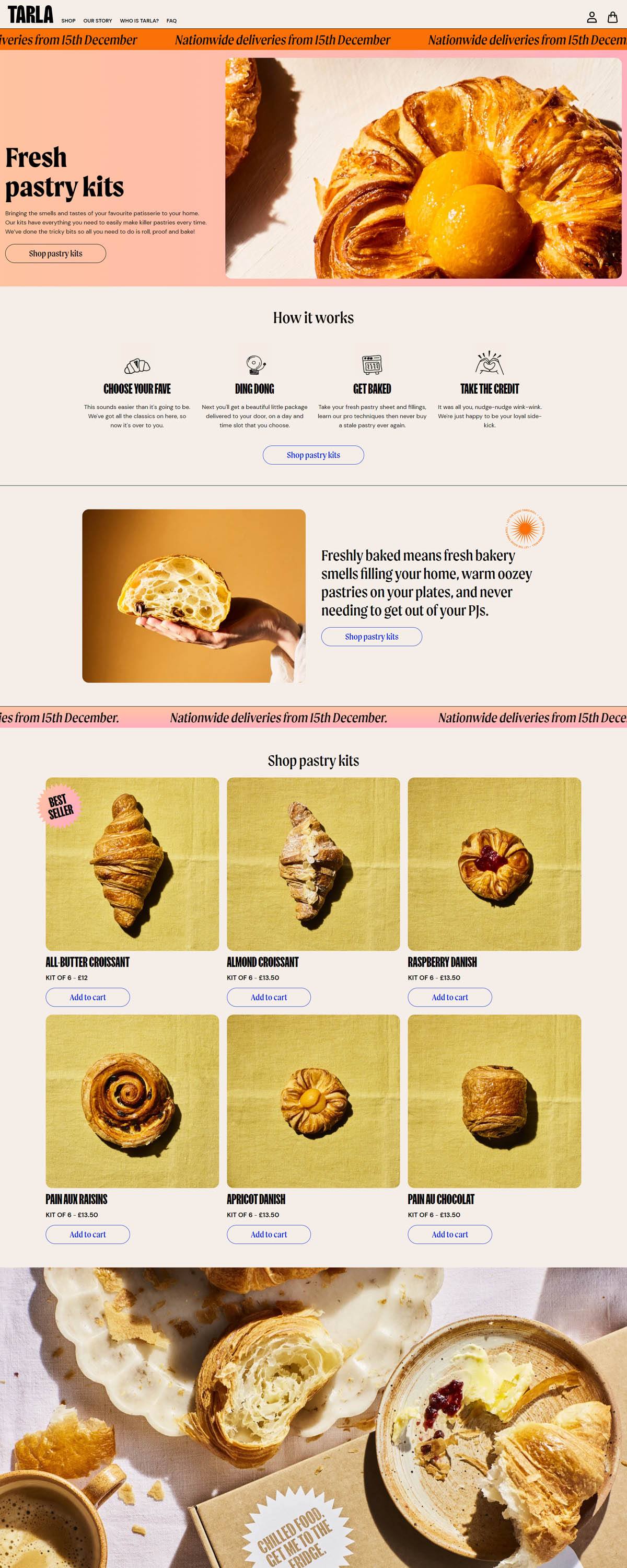 eCommerce website: Tarla