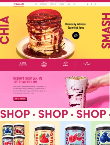 eCommerce website: Chia Smash