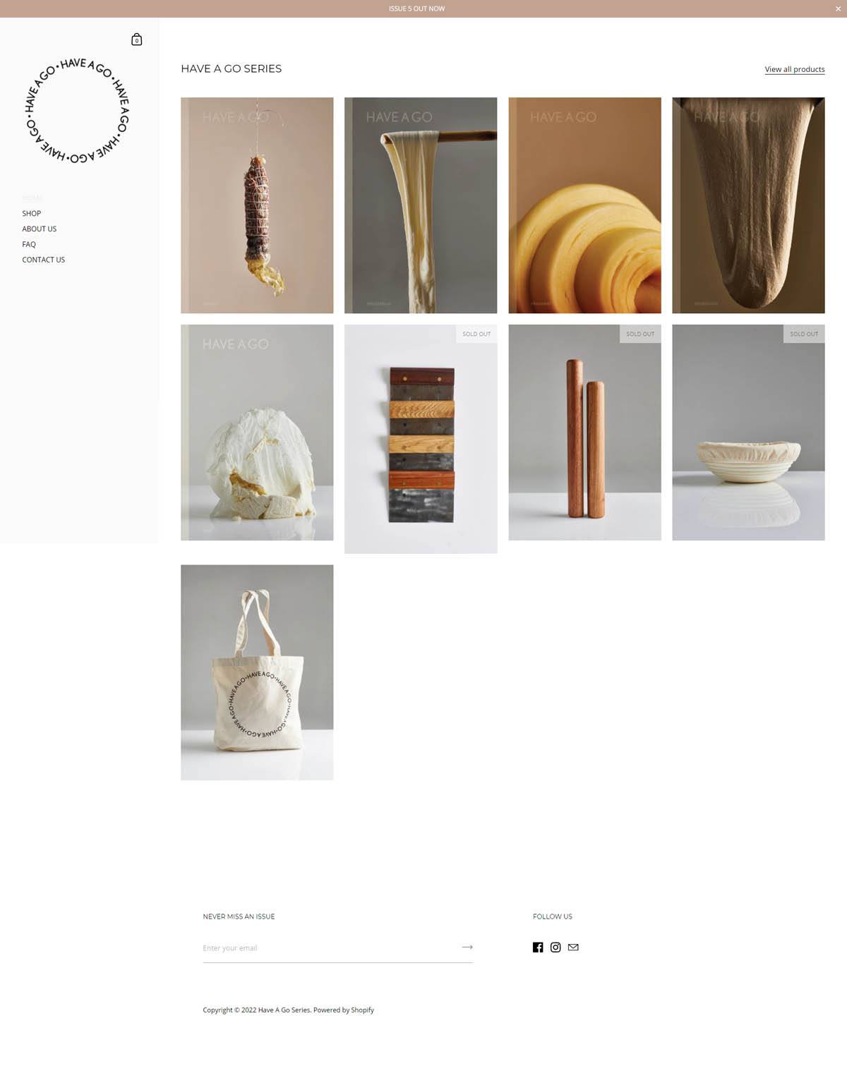 eCommerce website: Have-A-Go series