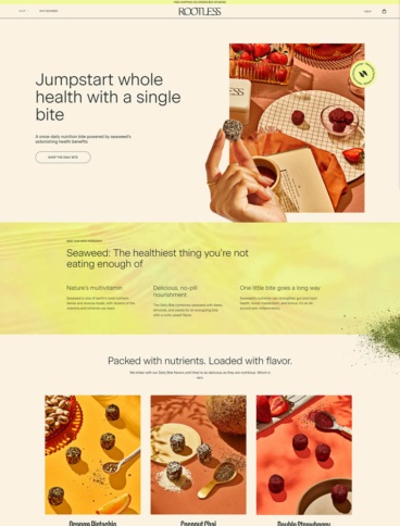 eCommerce website: Rootless