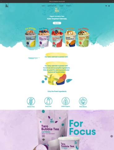 eCommerce website: Yishi