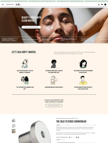 eCommerce website: Jolie