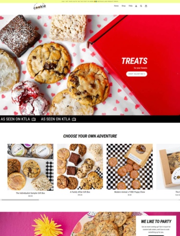 eCommerce website: The Very Best Cookie