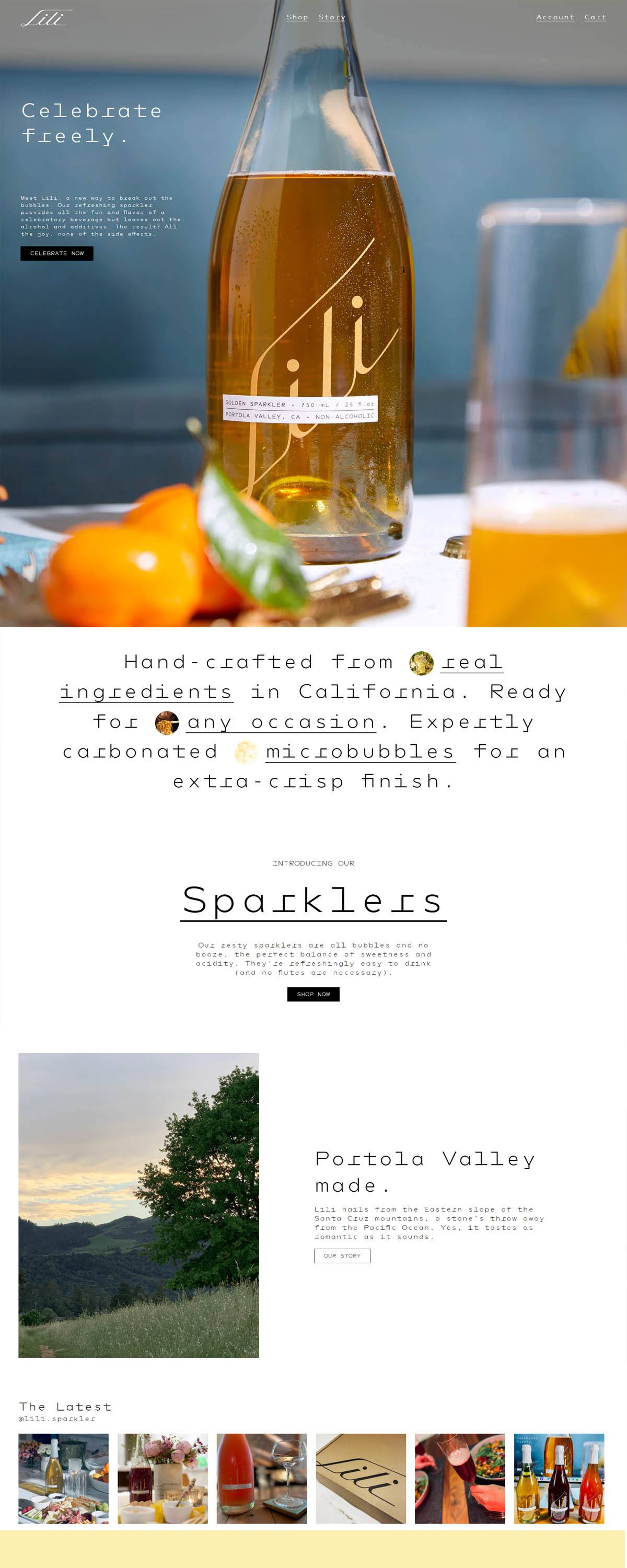 eCommerce website: Lili