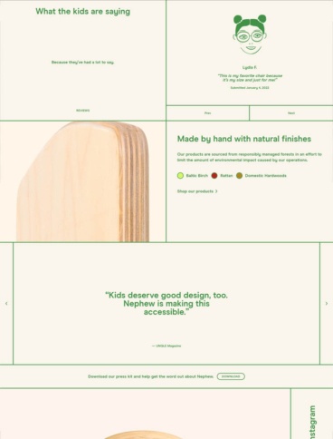 eCommerce website: Nephew