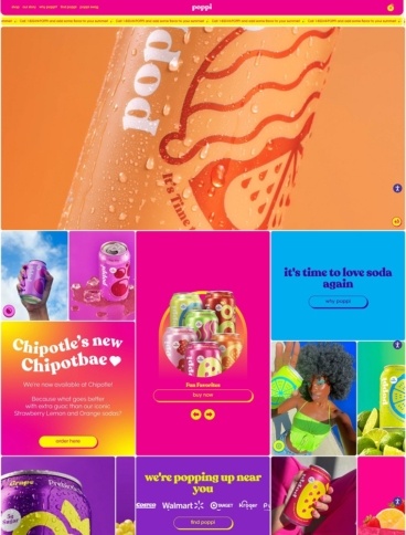 eCommerce website: Poppi