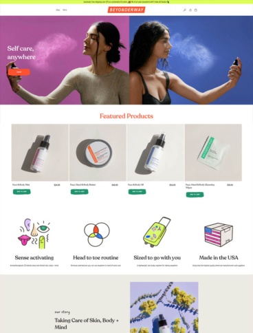 eCommerce website: Beyonderway