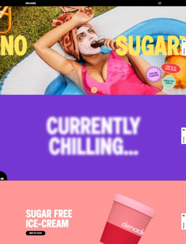 eCommerce website: Denada