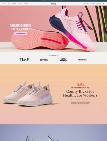 eCommerce website: Clove