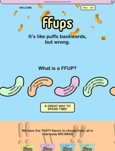 eCommerce website: FFUPS