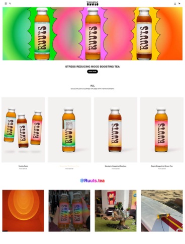 eCommerce website: RUUTS