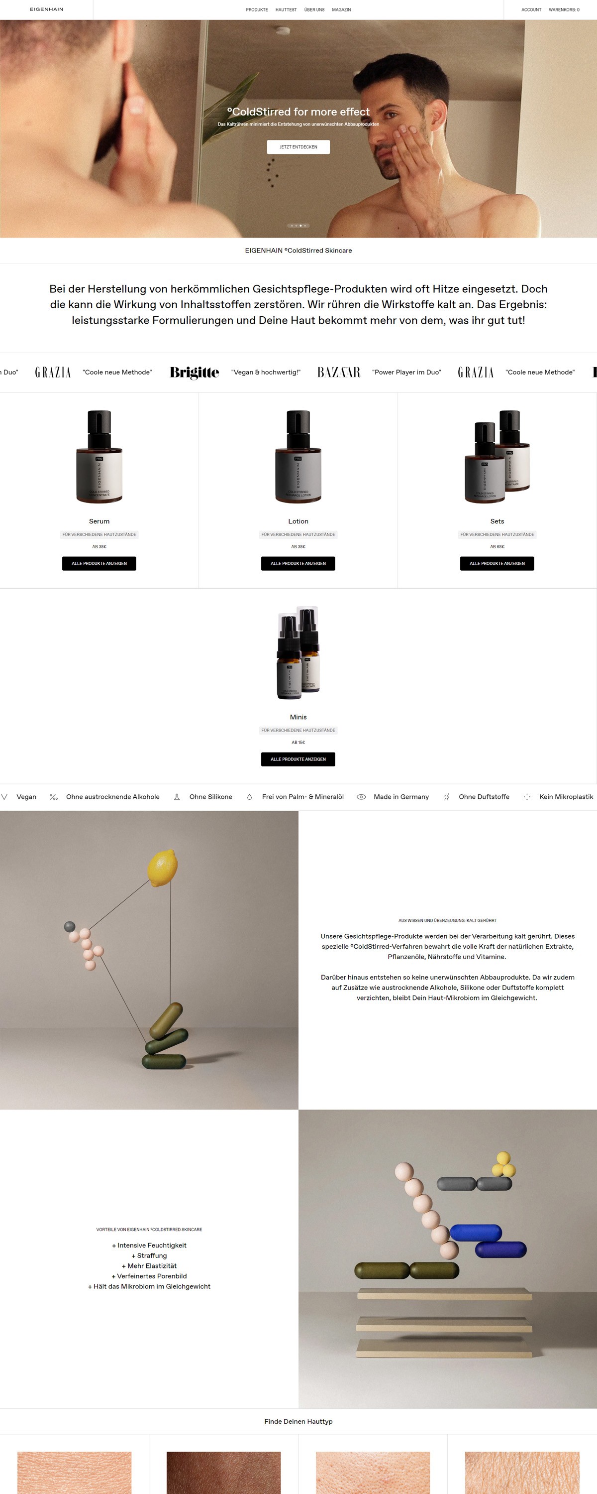 eCommerce website: Eigenhain