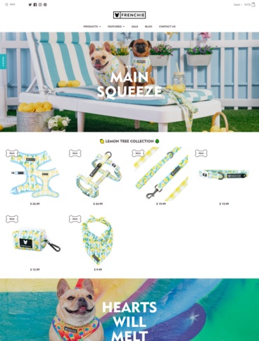 eCommerce website: Frenchie Bulldog