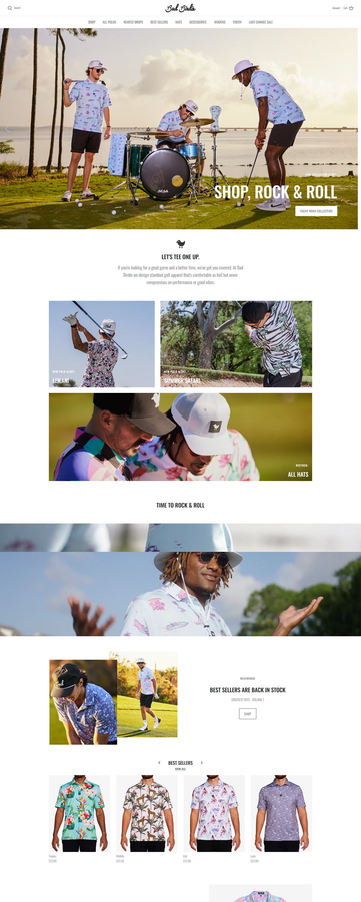 eCommerce website: Bad Birdie