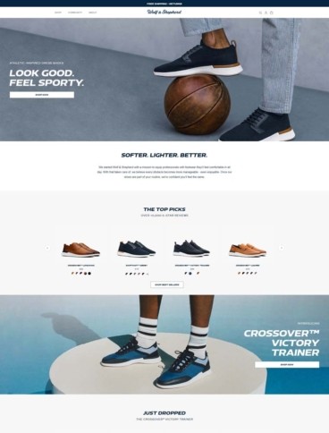 eCommerce website: Wolf & Shepherd