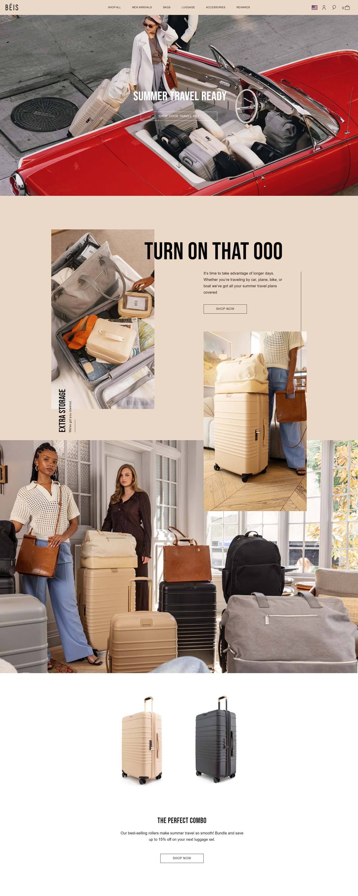 eCommerce website: Beis