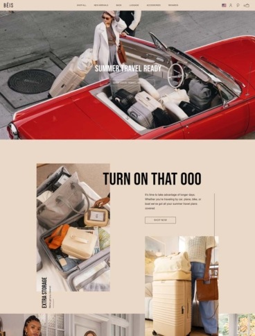 eCommerce website: Beis