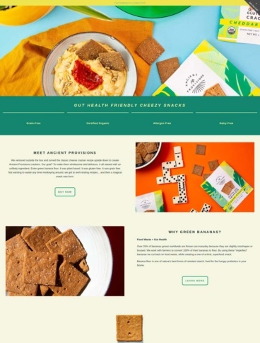 eCommerce website: Ancient Provisions