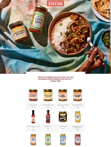 eCommerce website: Brooklyn Delhi