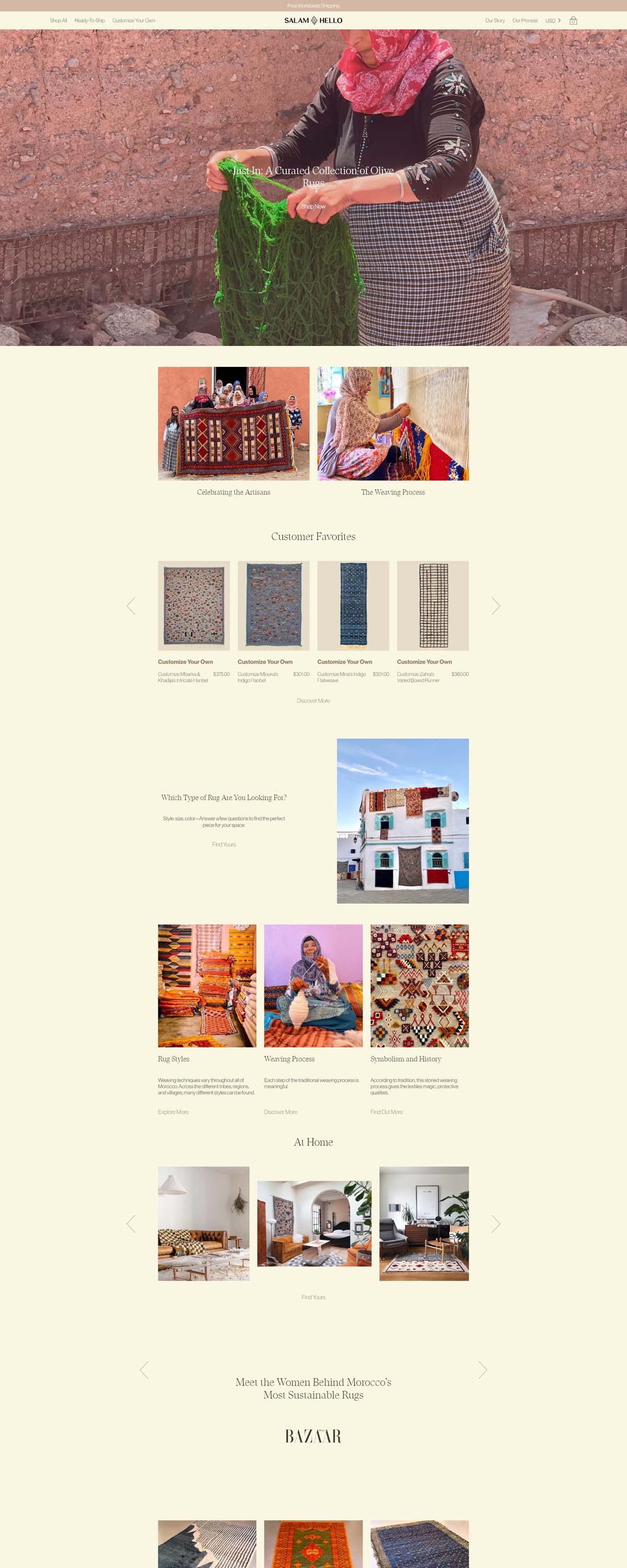 eCommerce website: Salam Hello