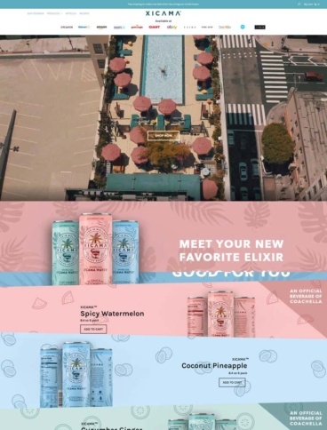 eCommerce website: Xicama™