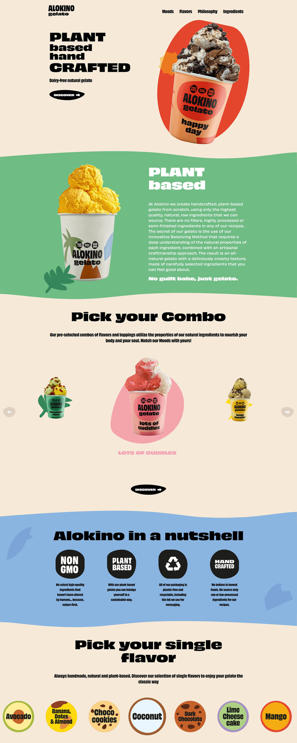 eCommerce website: Alokino Gelato