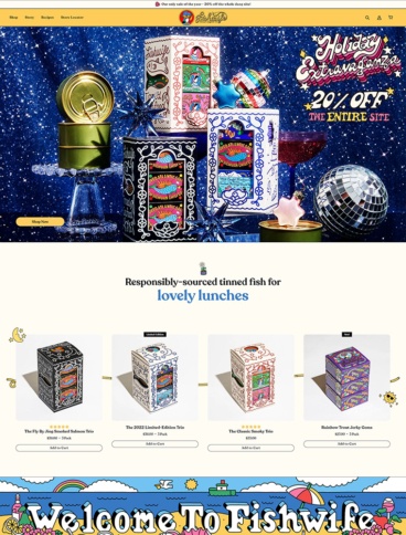 eCommerce website: Fishwife