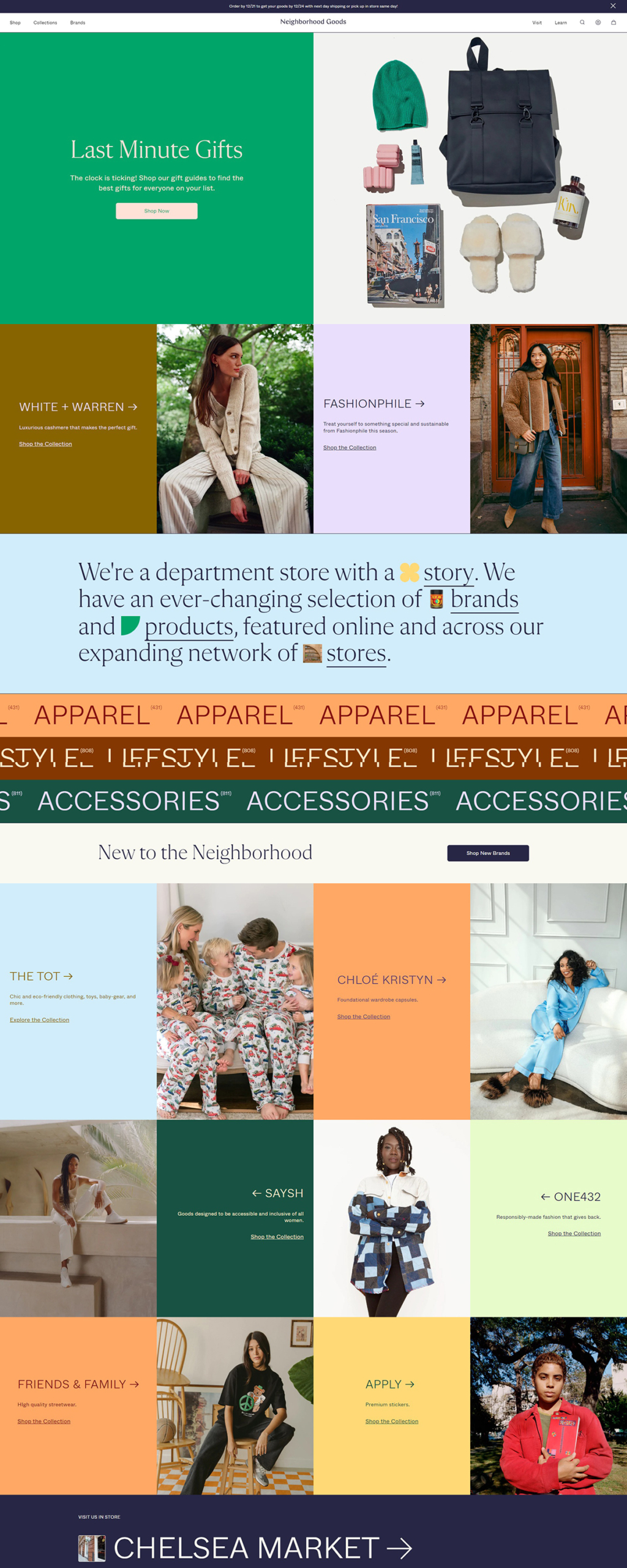 eCommerce website: Neighborhood Goods