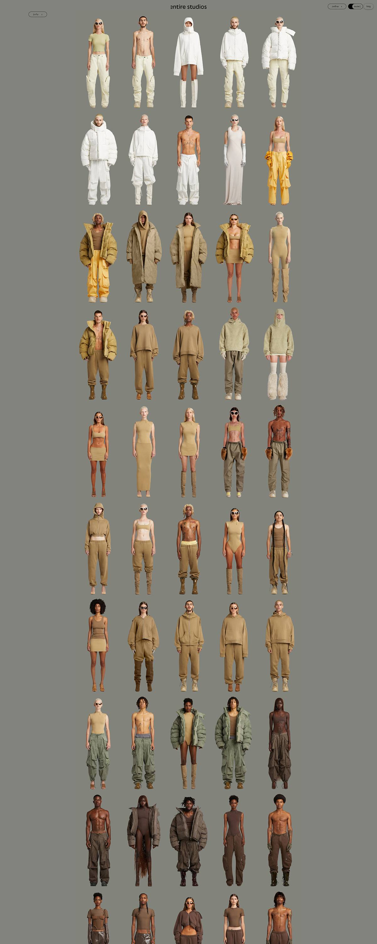 eCommerce website: Entire Studios