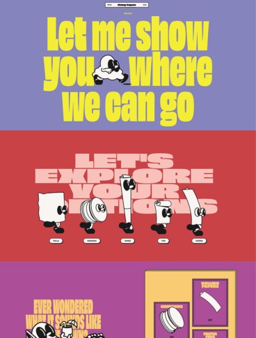 eCommerce website: Flying Papers