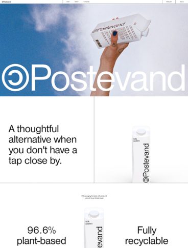 eCommerce website: Postevand