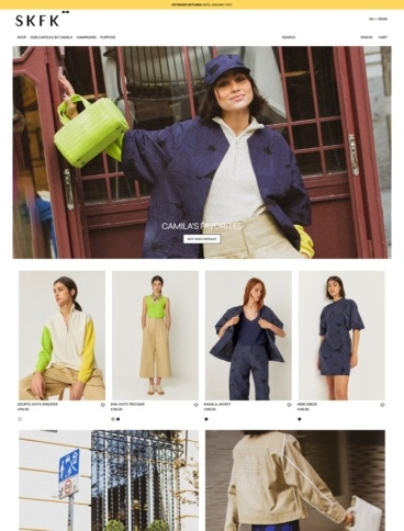 eCommerce website: Skunkfunk