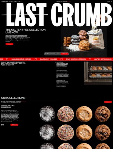 eCommerce website: Last Crumb