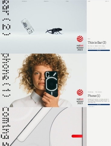 eCommerce website: Nothing