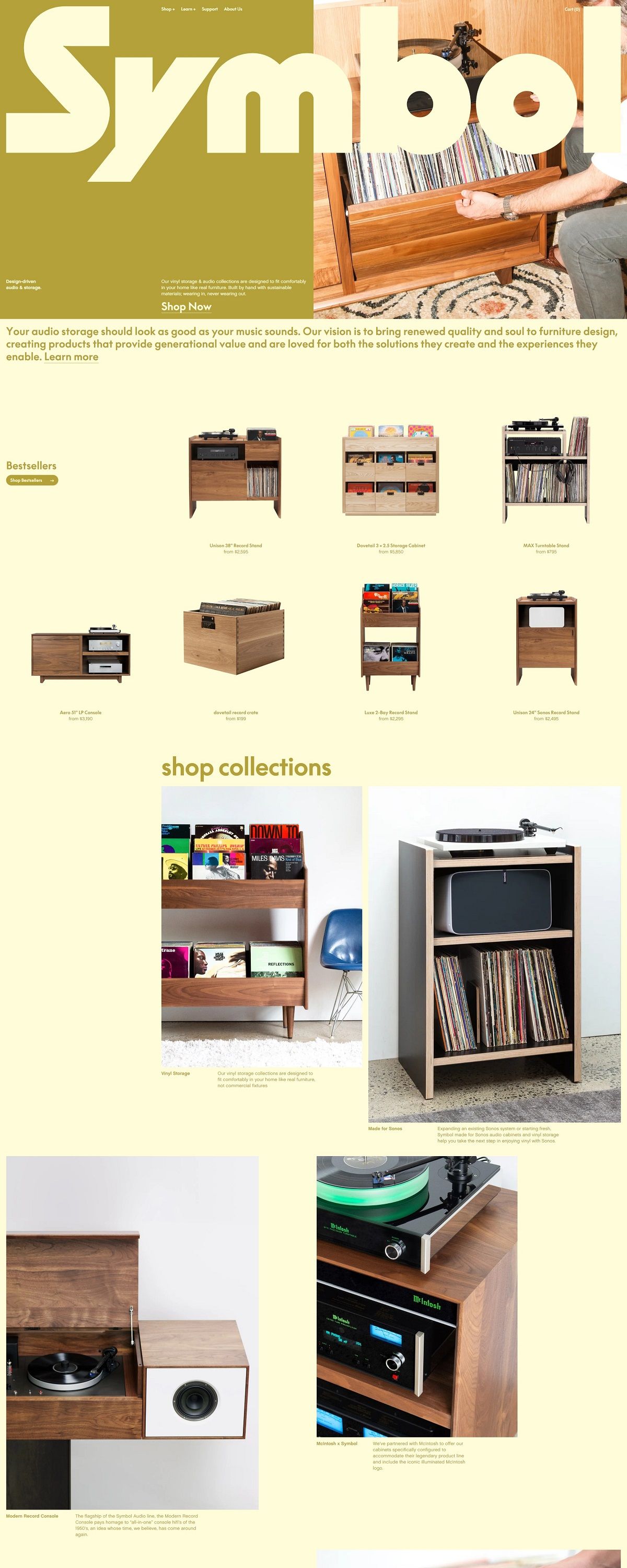 eCommerce website: Symbol