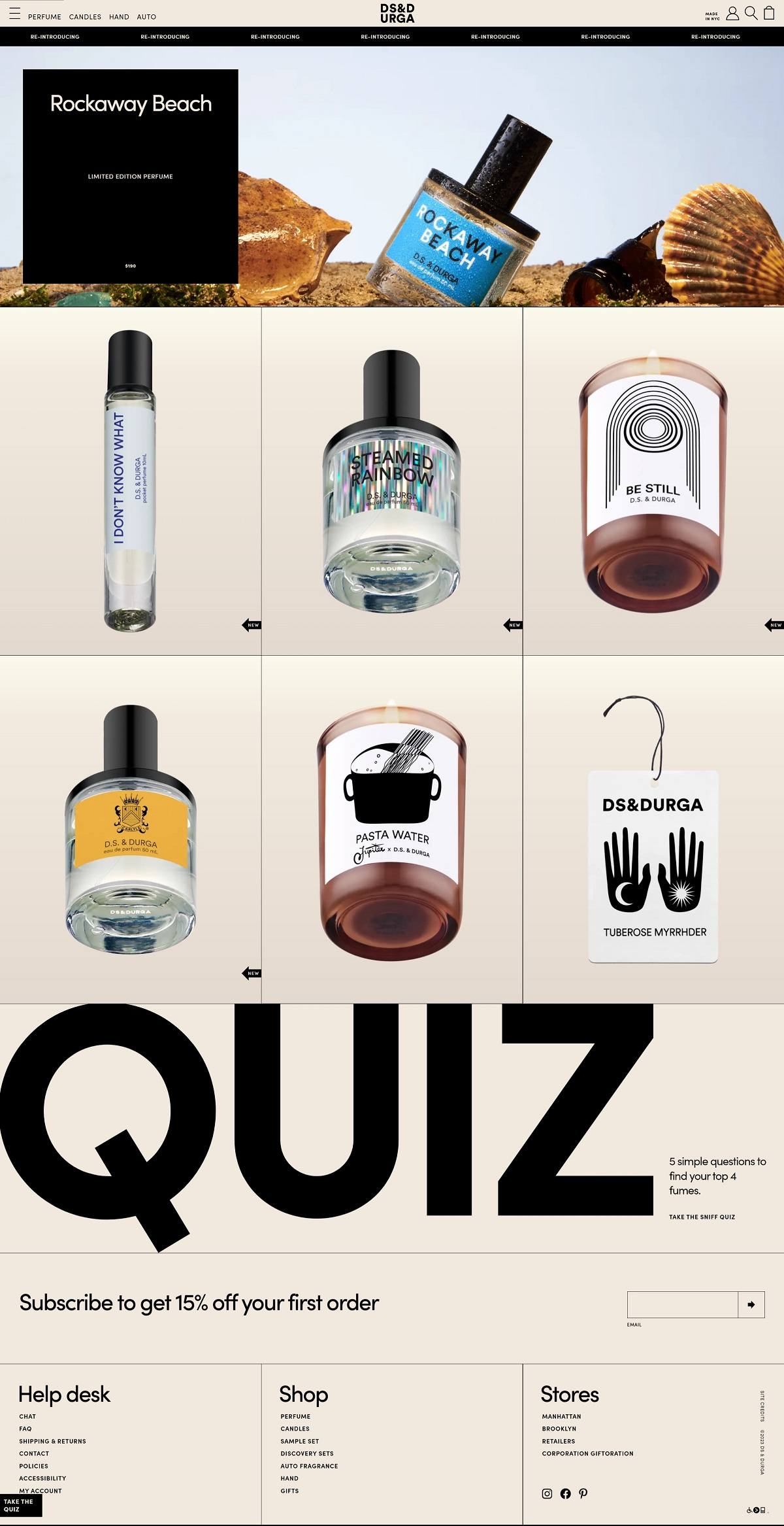 eCommerce website: DS & DURGA