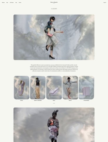 eCommerce website: Maison Margiela