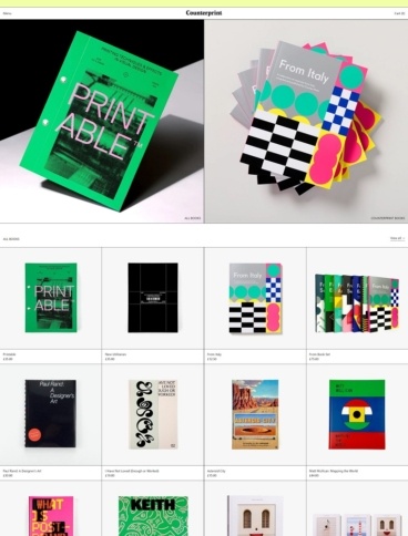 eCommerce website: Counterprint