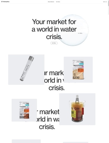 eCommerce website: Get the Drop