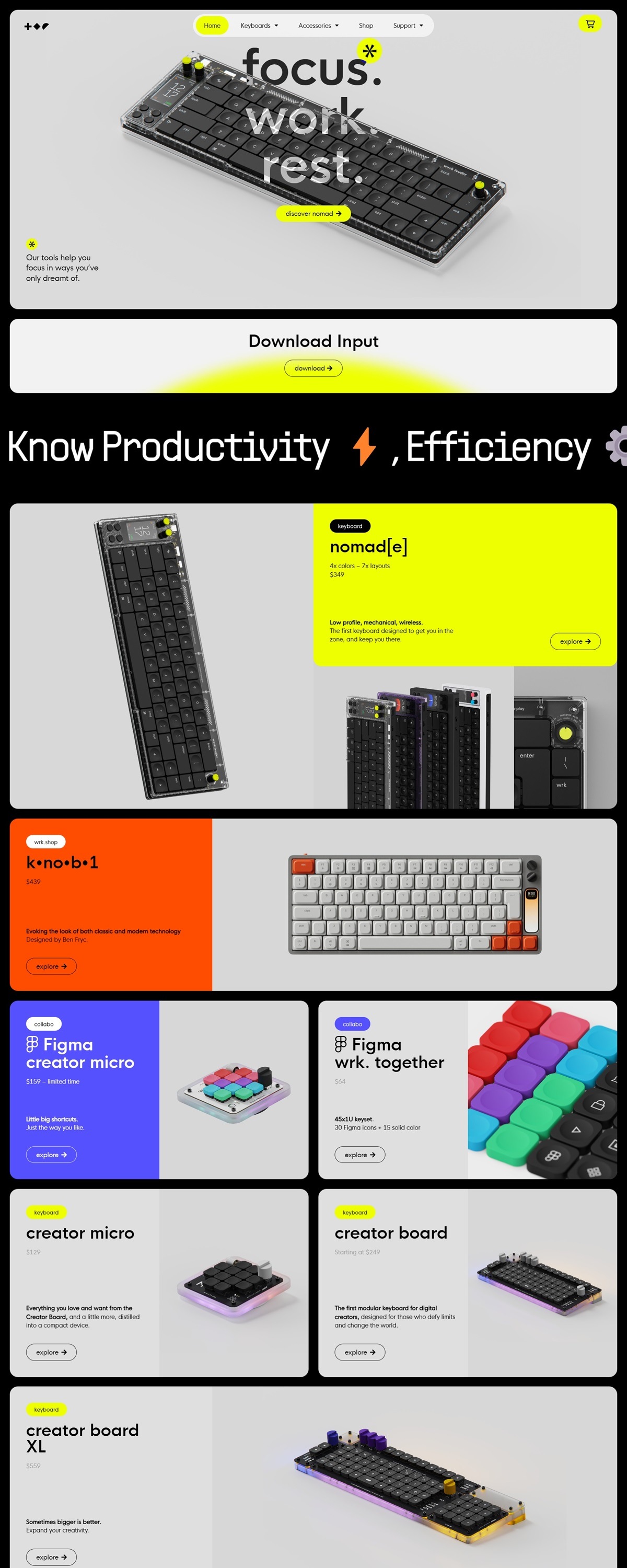 eCommerce website: Work Louder