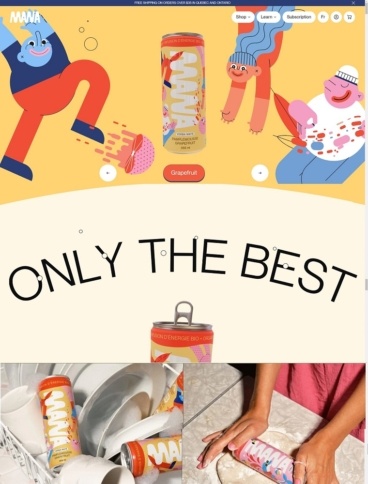 eCommerce website: Mana Yerba Maté