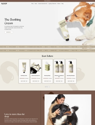 eCommerce website: Floof