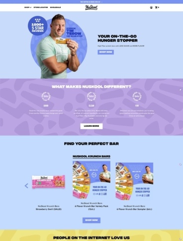 eCommerce website: NuSkool