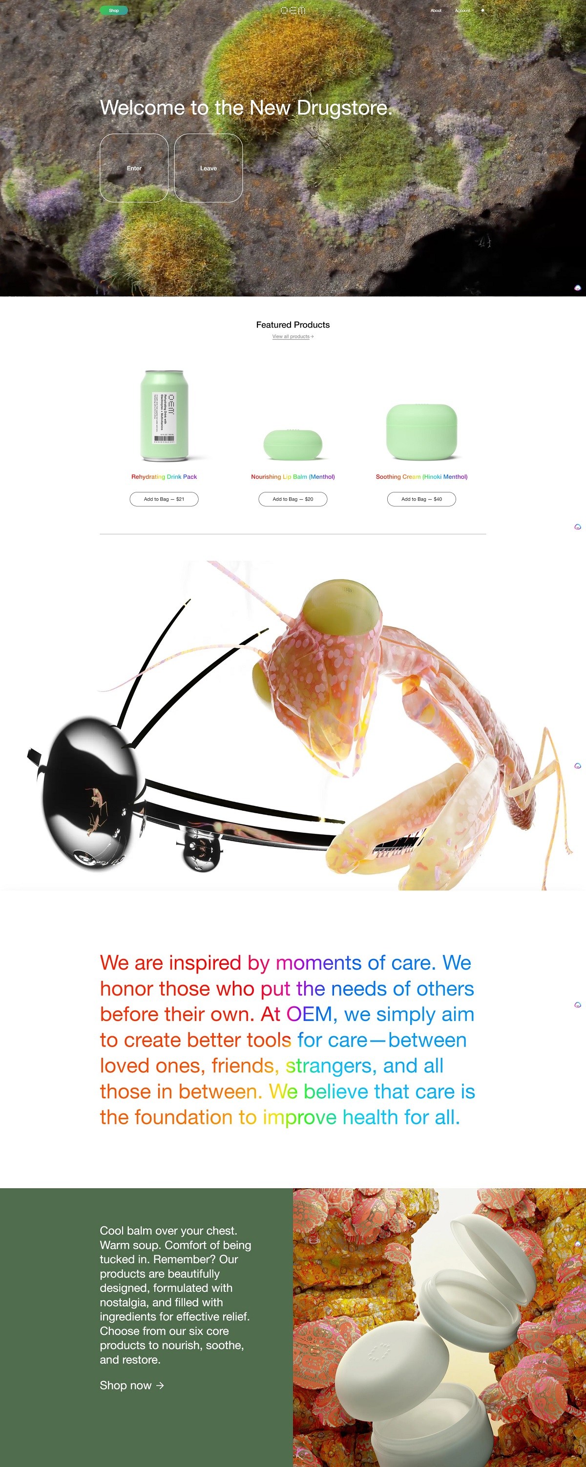 eCommerce website: OEM