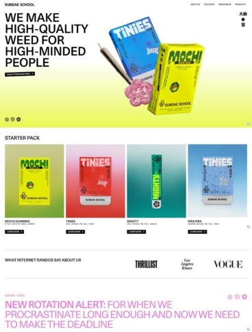 eCommerce website: Sundae Flowers