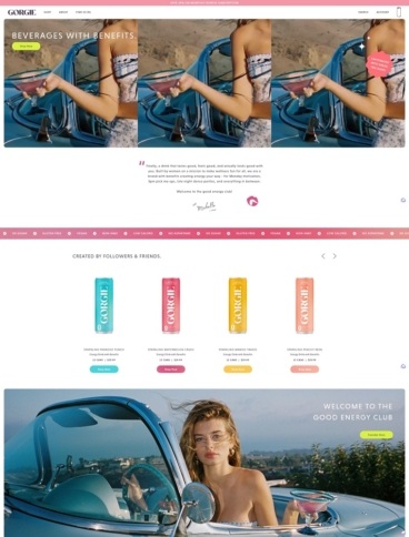 eCommerce website: Gorgie