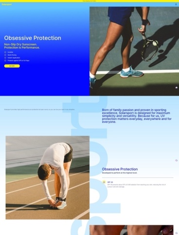 eCommerce website: Solarsport