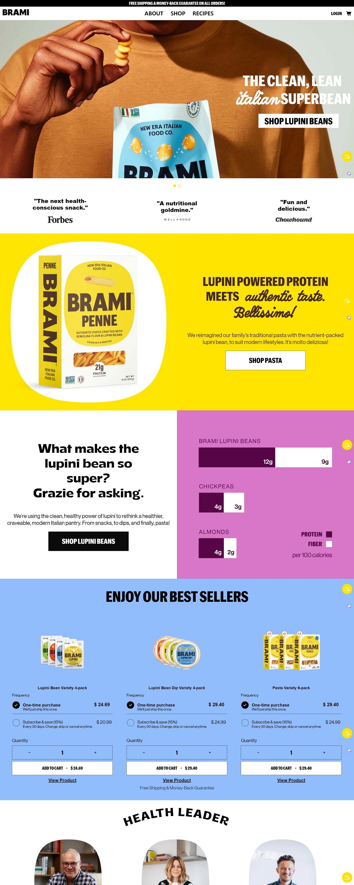 eCommerce website: Brami