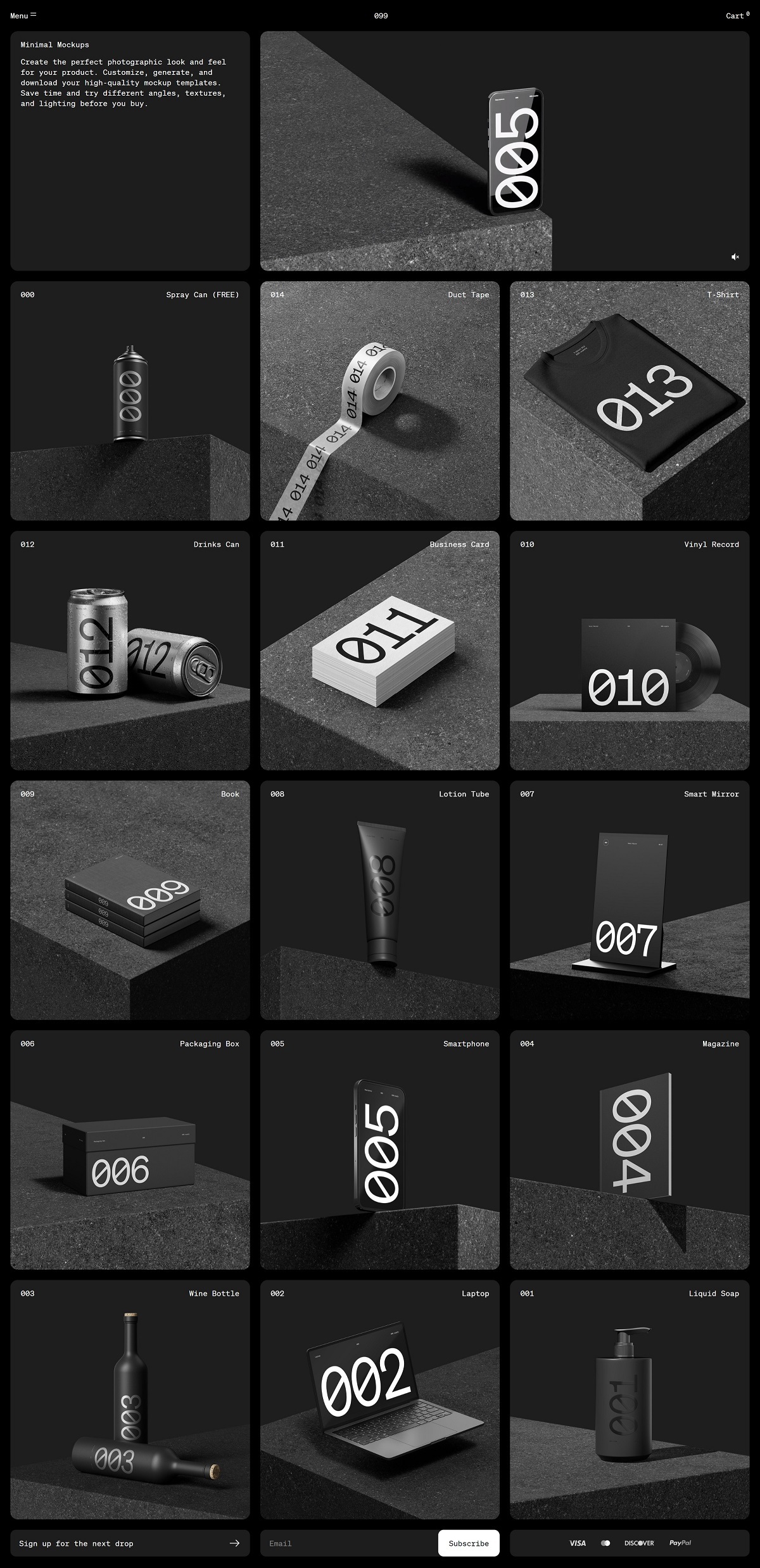 eCommerce website: 099 Supply