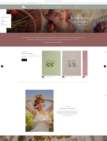 eCommerce website template: Automation